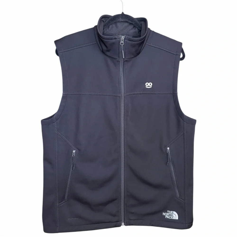 The North Face Windwall Full Zip Black Vest Size Large Mens‎